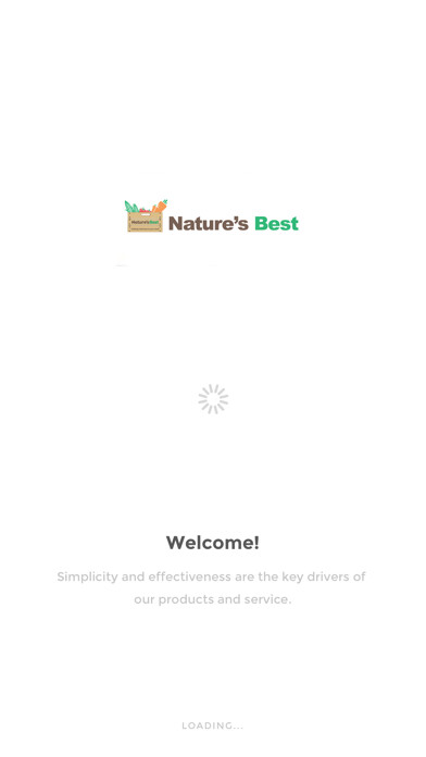 Emulate iPhone app Natures Best using MyAndroid