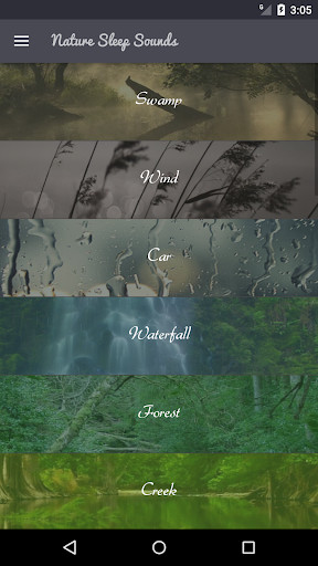 Run android online APK Nature Sleep Sounds Pro from MyAndroid or emulate Nature Sleep Sounds Pro using MyAndroid