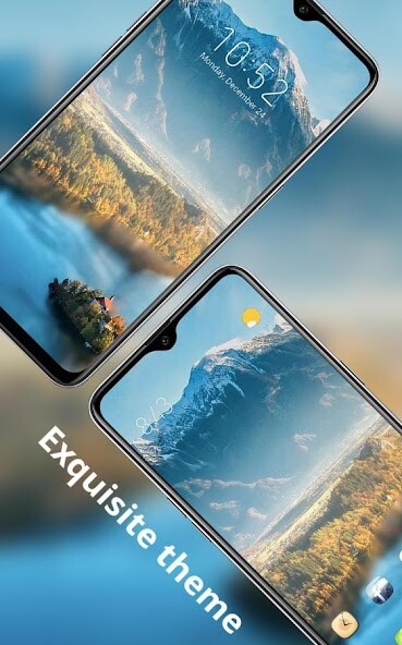 Run android online APK Nature small river flowing in the mountains theme from MyAndroid or emulate Nature small river flowing in the mountains theme using MyAndroid