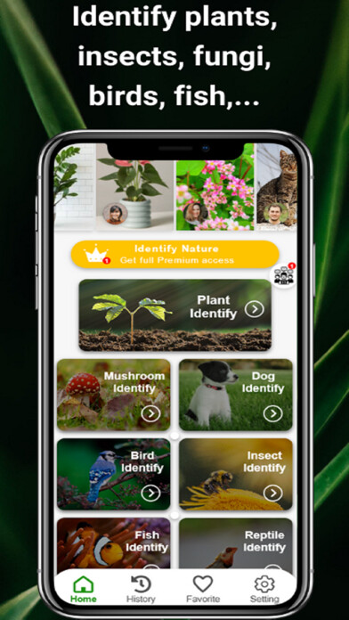 Emulate iPhone app NatureSnap - Plant Identifier using MyAndroid