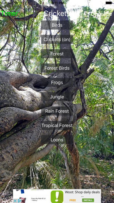 Emulate iPhone app Nature Sound Central using MyAndroid Emulate iPhone app Nature Sound Central using MyAndroid