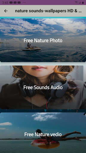 Run android online APK nature sounds-wallpapers HD & 4K backgrounds from MyAndroid or emulate nature sounds-wallpapers HD & 4K backgrounds using MyAndroid