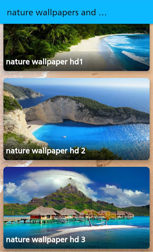 Run android online APK Nature Wallpapers and Backgrounds from MyAndroid or emulate Nature Wallpapers and Backgrounds using MyAndroid