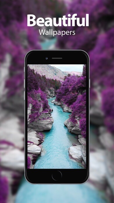 Emulate iPhone app Nature Wallpapers & Themes using MyAndroid