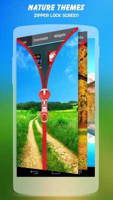 Emulate Android APK Nature Zip Lock Screen Theme