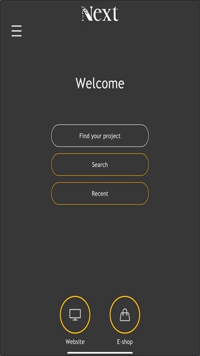 Emulate iPhone app Natuzzi Next using MyAndroid