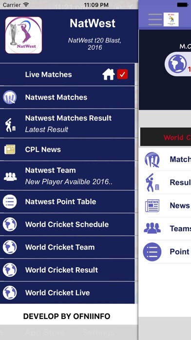 Emulate iPhone app NatWest t20 Blast 2017 using MyAndroid