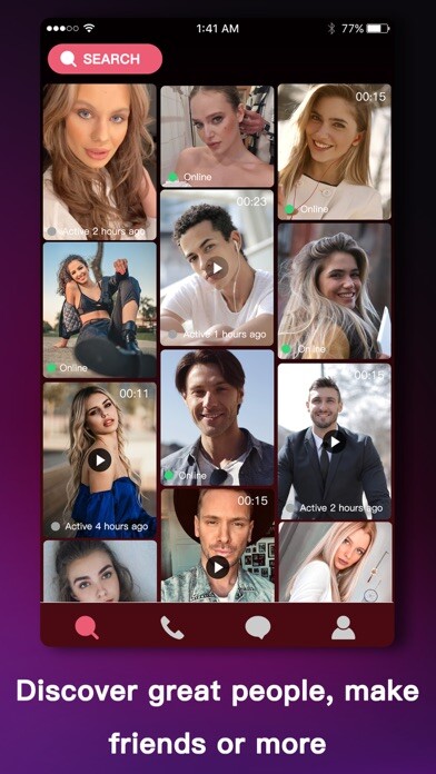 Emulate iPhone app Naught Video Chat -YOLO DATING using MyAndroid