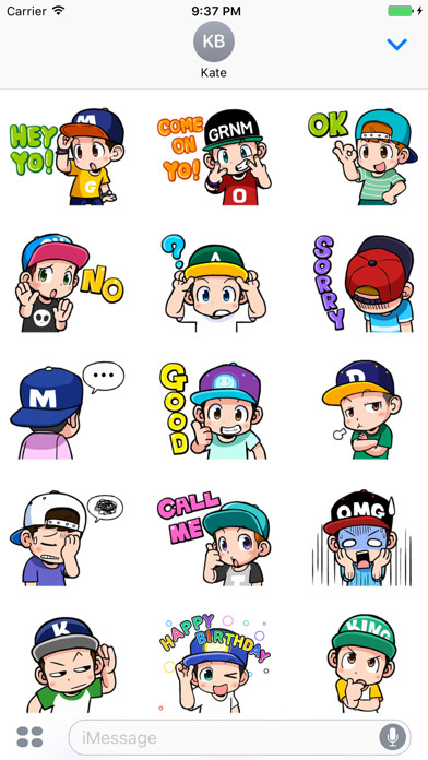 Emulate iPhone app Naughty Boy - Cute stickers for iMessage using MyAndroid Emulate iPhone app Naughty Boy - Cute stickers for iMessage using MyAndroid