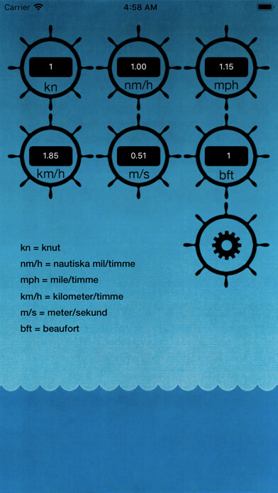 Emulate iPhone app Nautic Unit using MyAndroid