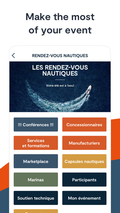 Emulate iPhone app Nautisme Québec using MyAndroid