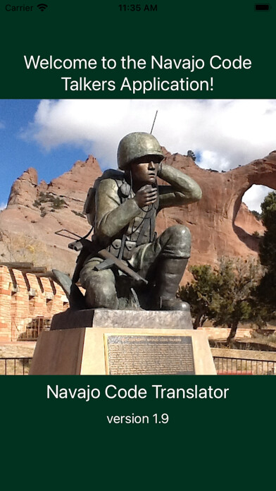 Emulate iPhone app Navajo Code Talkers Language using MyAndroid