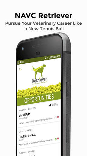 Run android online APK NAVC Retriever Veterinary Jobs App from MyAndroid or emulate NAVC Retriever Veterinary Jobs App using MyAndroid