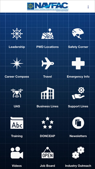 Emulate iPhone app NAVFAC Southeast using MyAndroid