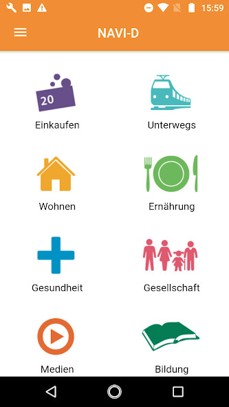 Run android online APK NAVI-D Deutsch für den Alltag from MyAndroid or emulate NAVI-D Deutsch für den Alltag using MyAndroid Run android online APK NAVI-D Deutsch für den Alltag from MyAndroid or emulate NAVI-D Deutsch für den Alltag using MyAndroid