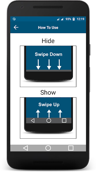 Emulate Navigation Bar - Button from MyAndroid or run Navigation Bar - Button using MyAndroid