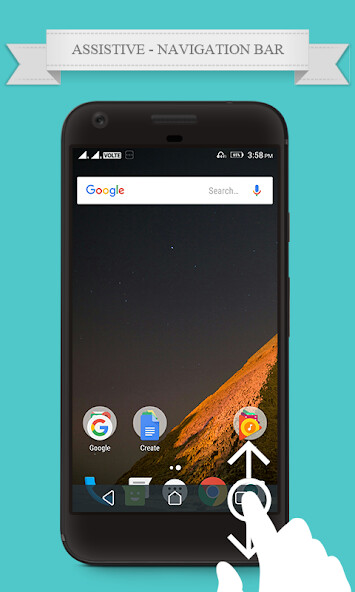 Run android online APK Navigation Bar for Android Assistive Control from MyAndroid or emulate Navigation Bar for Android Assistive Control using MyAndroid