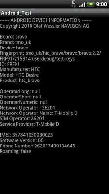 Emulate Android APK NAVIGON system check Emulate Android APK NAVIGON system check