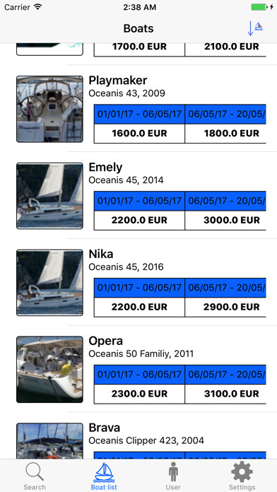 Emulate iPhone app Navigo Yacht Charter using MyAndroid Emulate iPhone app Navigo Yacht Charter using MyAndroid