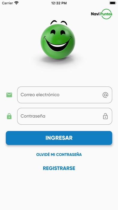 Emulate iPhone app Navi Puntos using MyAndroid