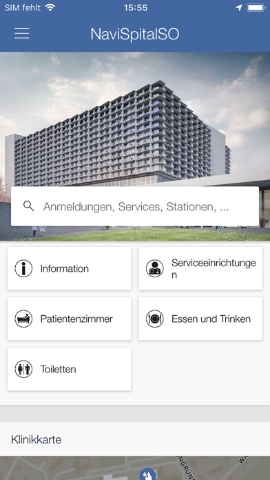 Emulate iPhone app NaviSpitalSO using MyAndroid Emulate iPhone app NaviSpitalSO using MyAndroid