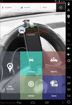 Emulate Android APK nav nearest places Emulate Android APK nav nearest places