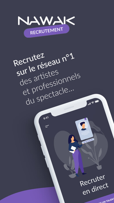 Emulate iPhone app Nawak Recruteur using MyAndroid