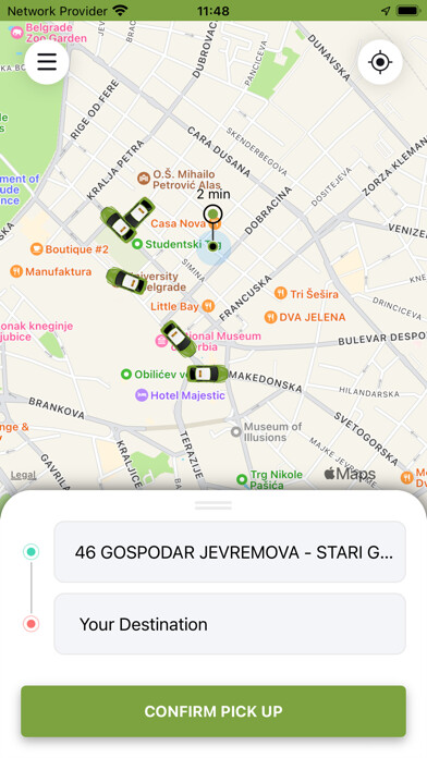 Emulate iPhone app Naxis Taxi using MyAndroid Emulate iPhone app Naxis Taxi using MyAndroid