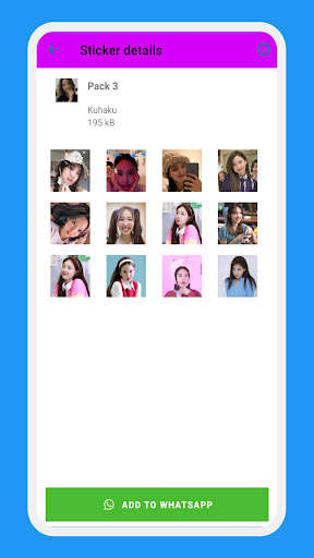 Run android online APK Nayeon Twice WAStickerApps from MyAndroid or emulate Nayeon Twice WAStickerApps using MyAndroid