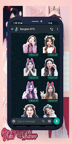 Run android online APK Nayeon Twice WASticker from MyAndroid or emulate Nayeon Twice WASticker using MyAndroid