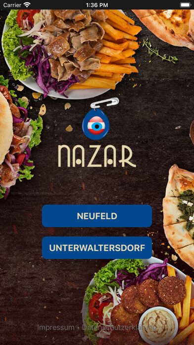 Emulate iPhone app Nazar Lieferservice using MyAndroid Emulate iPhone app Nazar Lieferservice using MyAndroid