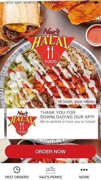 Run android online APK Nazs Halal Food from MyAndroid or emulate Nazs Halal Food using MyAndroid