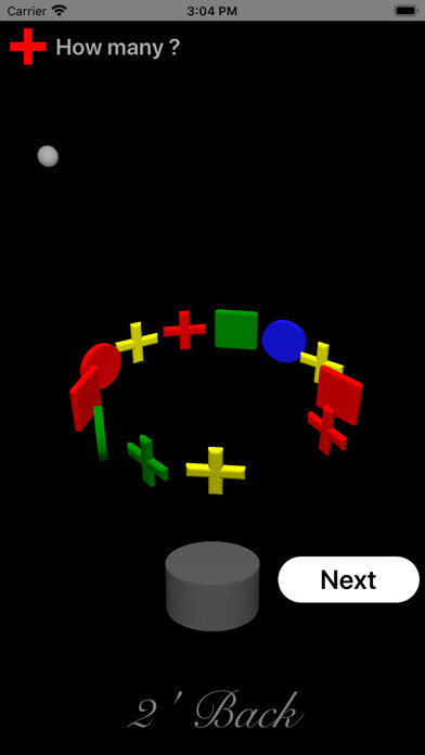 Emulate iPhone app NBack 3D using MyAndroid