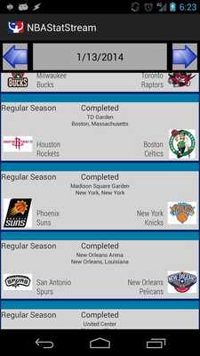 Emulate Android APK NBAStatStream Emulate Android APK NBAStatStream