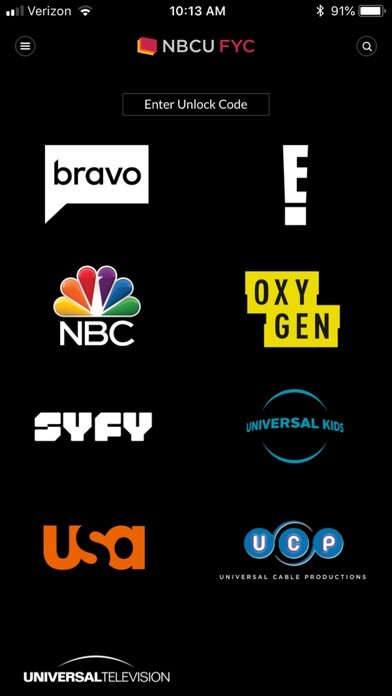 Emulate iPhone app NBCU FYC using MyAndroid