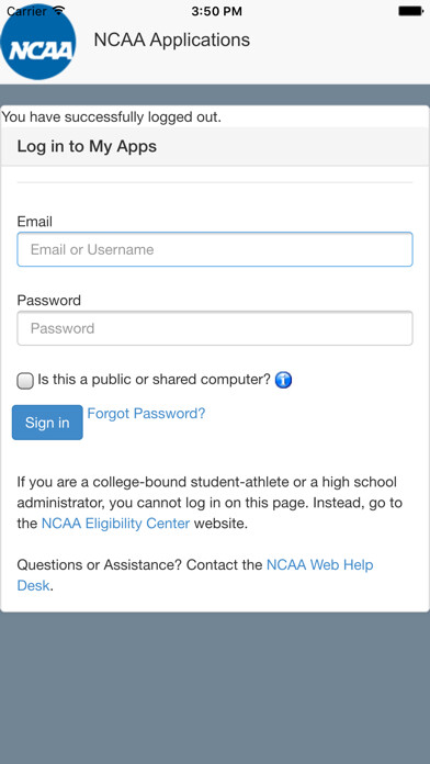 Emulate iPhone app NCAA Apps using MyAndroid Emulate iPhone app NCAA Apps using MyAndroid