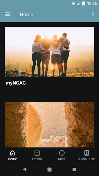 Emulate iPhone app NC Assemblies of God using MyAndroid