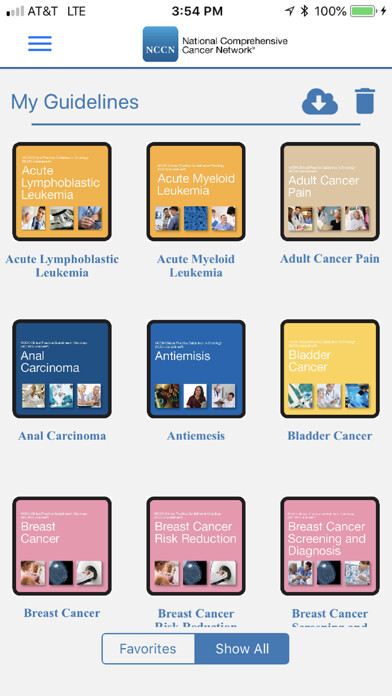 Emulate iPhone app NCCN Guidelines® using MyAndroid Emulate iPhone app NCCN Guidelines® using MyAndroid