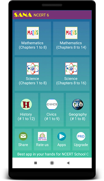 Run android online APK NCERT CBSE 6 Solutions from MyAndroid or emulate NCERT CBSE 6 Solutions using MyAndroid