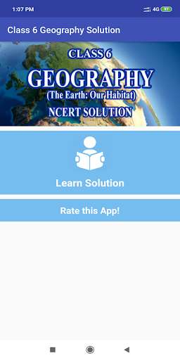 Run android online APK NCERT Solutions For Class 6 Geography Offline from MyAndroid or emulate NCERT Solutions For Class 6 Geography Offline using MyAndroid