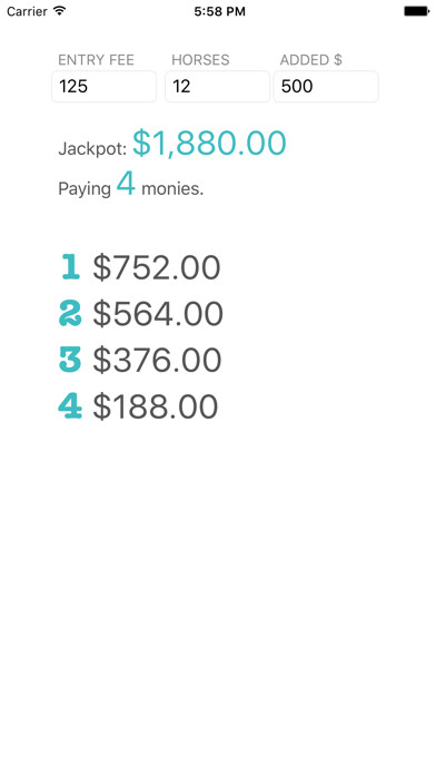 Emulate iPhone app NCHA Cutting Payout Calculator using MyAndroid Emulate iPhone app NCHA Cutting Payout Calculator using MyAndroid