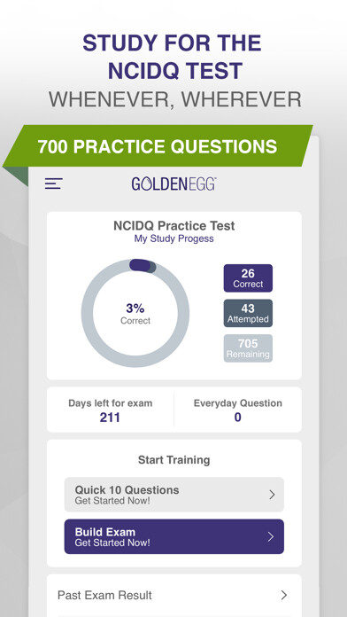 Emulate iPhone app NCIDQ Practice Test Prep using MyAndroid