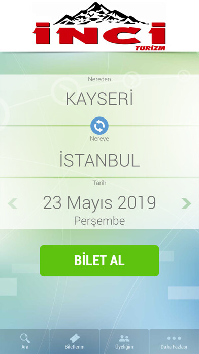 Emulate iPhone app İnci Turizm using MyAndroid Emulate iPhone app İnci Turizm using MyAndroid
