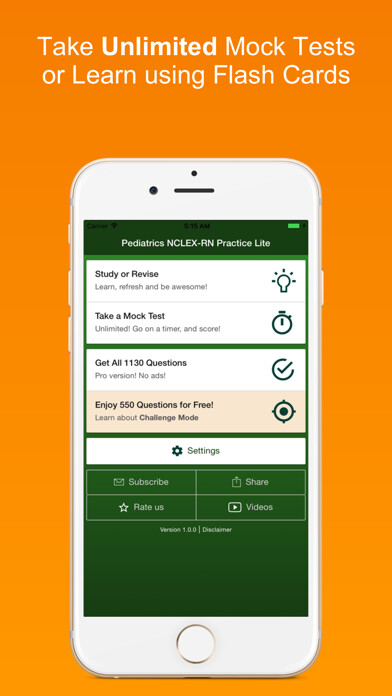 Emulate iPhone app NCLEX-RN Pediatrics Practice Exams Lite using MyAndroid Emulate iPhone app NCLEX-RN Pediatrics Practice Exams Lite using MyAndroid