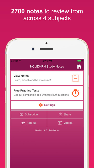 Emulate iPhone app NCLEX-RN Study Notes using MyAndroid Emulate iPhone app NCLEX-RN Study Notes using MyAndroid