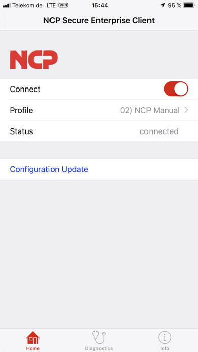 Emulate iPhone app NCP Secure Enterprise Client using MyAndroid Emulate iPhone app NCP Secure Enterprise Client using MyAndroid