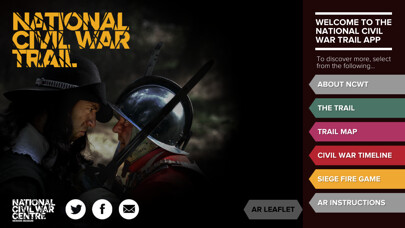 Emulate iPhone app NCWT: National Civil War Trail using MyAndroid