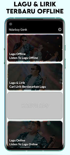 Run android online APK Ndarboy Genk Offline - Lagu & Lirik from MyAndroid or emulate Ndarboy Genk Offline - Lagu & Lirik using MyAndroid