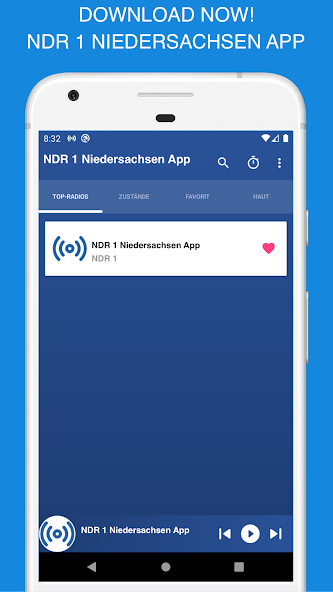 Run android online APK NDR 1 Niedersachsen App Radio from MyAndroid or emulate NDR 1 Niedersachsen App Radio using MyAndroid