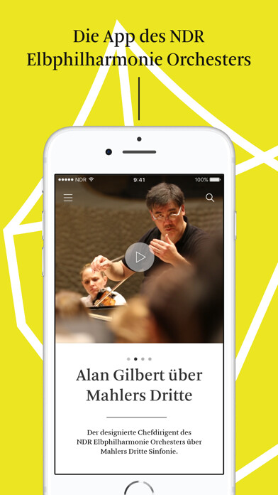 Emulate iPhone app NDR Elbphilharmonie Orchester using MyAndroid